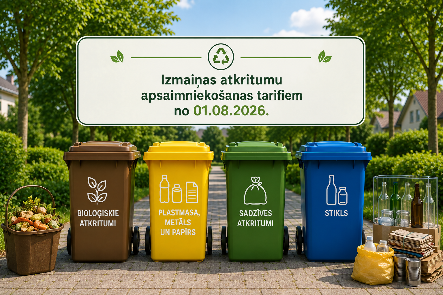 Pareiza atkritumu skirošana
